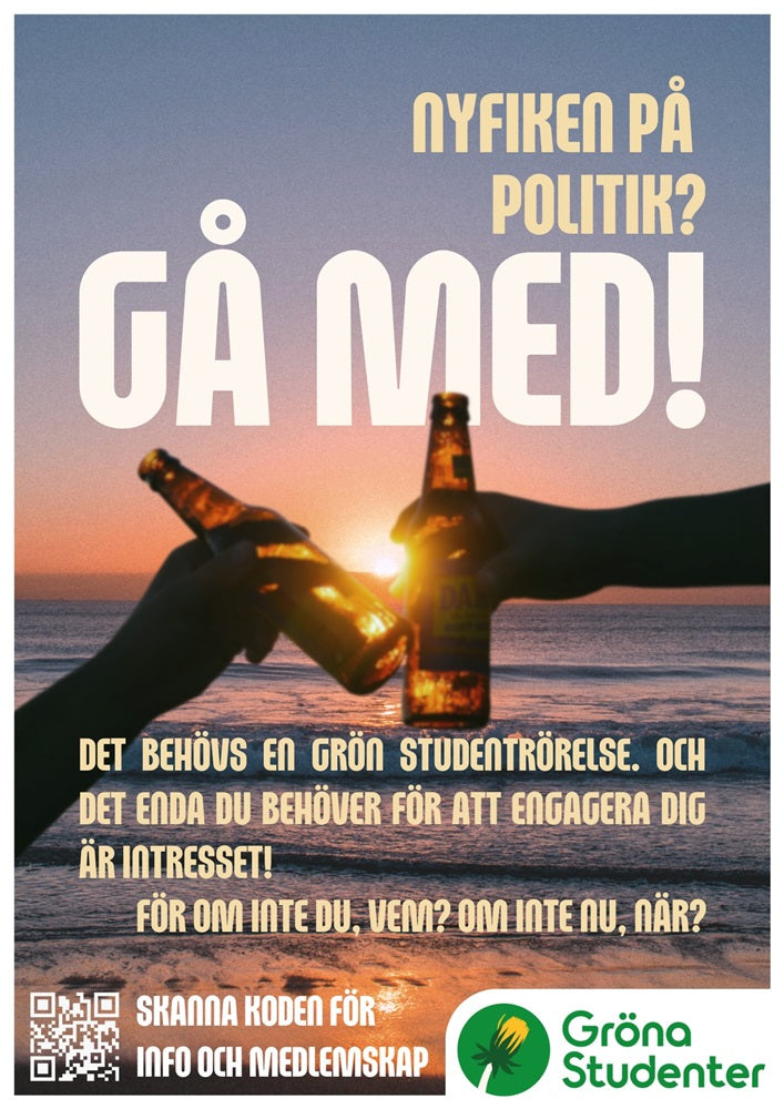 Affisch A3 - Gå med!