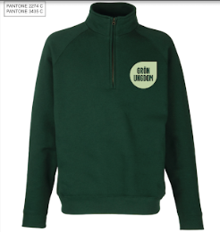 Quarterzip Grön Ungdom