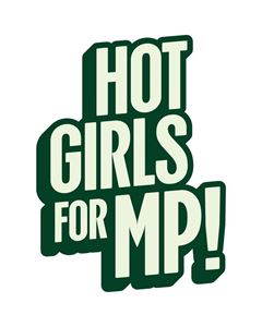 Klistermärke - Hot Girls For MP!