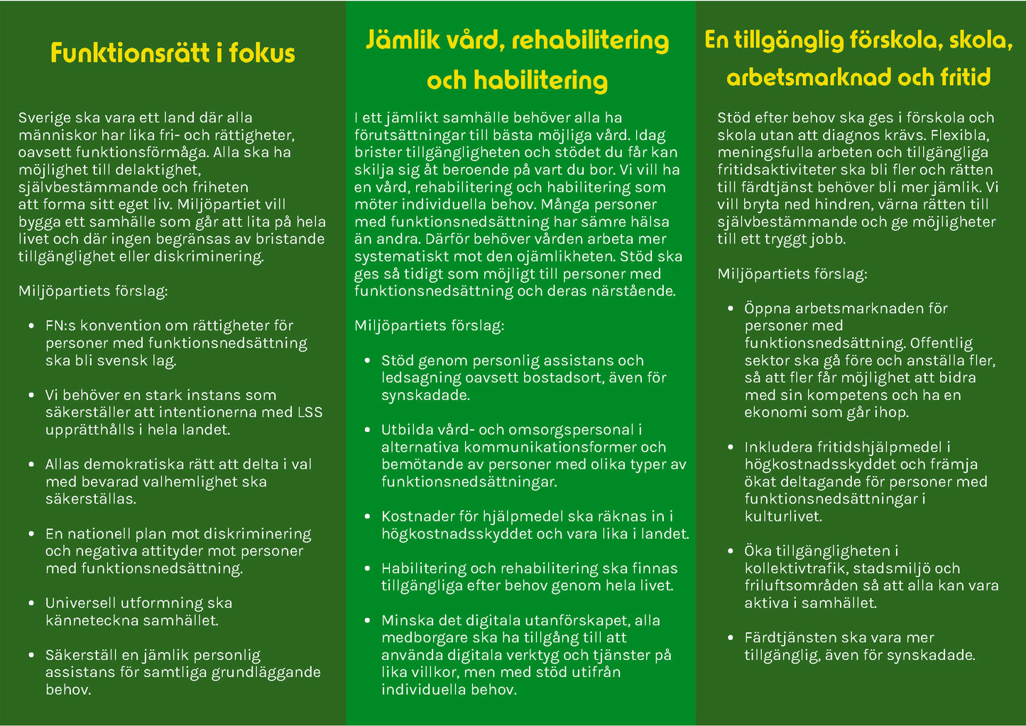 Folder Funktionsrätt