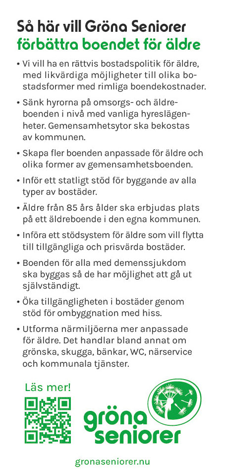 Äldrevänligt boende