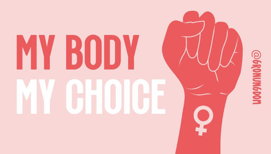 Klistermärke - My body, my choice