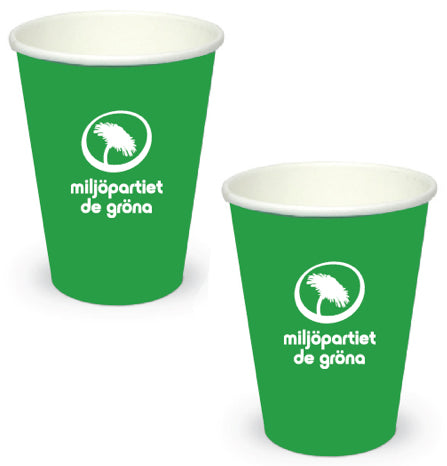 Pappmugg logga 50 pack