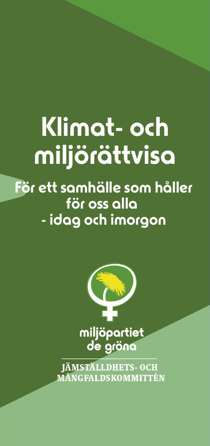 Folder klimat- och miljörättvisa