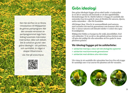 Broschyr Grön ideologi