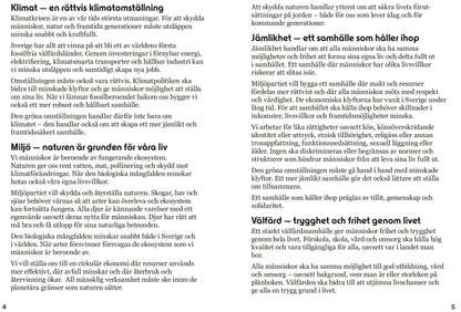 Broschyr Grön ideologi