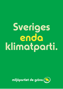 Bild på Affisch Sveriges enda klimatparti