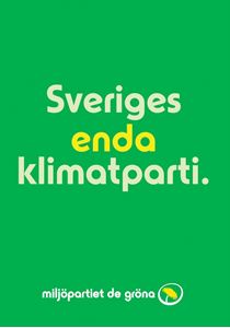 Bild på Sveriges enda klimatparti Flyer