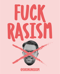 Bild på Klistermärke val2022 - Fuck rasism