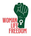 Bild på Klistermärke Woman Life Freedom