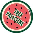 Bild på Klistermärke - Free Palestine vattenmelon