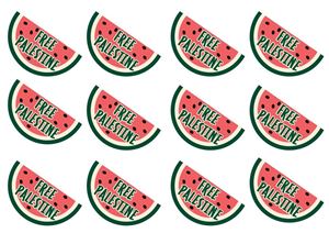 Bild på Tatuering Free Palestine vattenmelon
