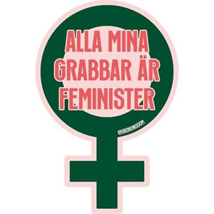 Bild på Klistermärke - Alla mina grabbar är feminister